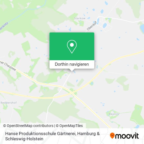 Hanse Produktionsschule Gärtnerei Karte