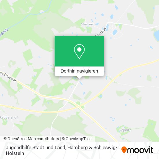 Jugendhilfe Stadt und Land Karte
