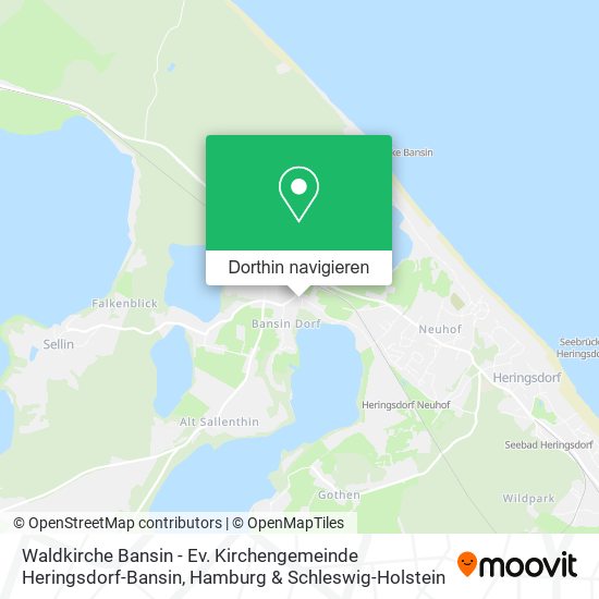 Waldkirche Bansin - Ev. Kirchengemeinde Heringsdorf-Bansin Karte