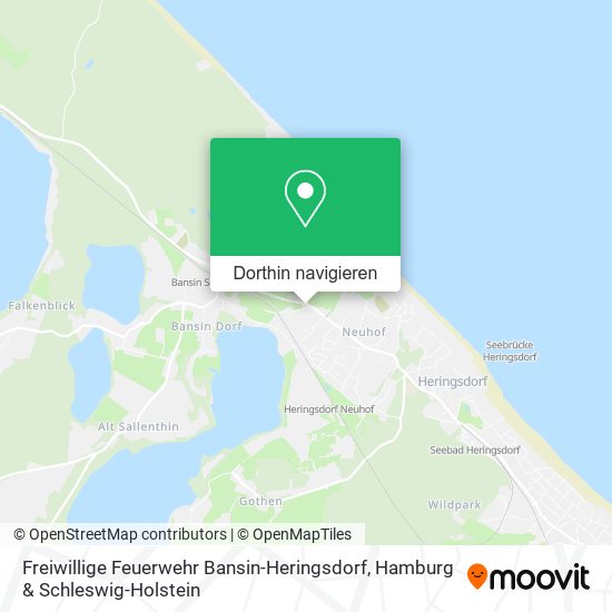 Freiwillige Feuerwehr Bansin-Heringsdorf Karte
