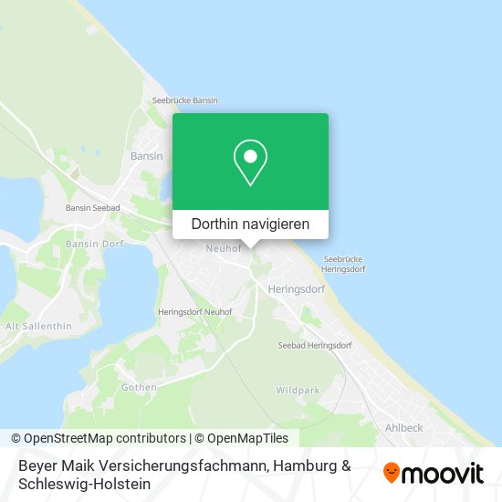 Beyer Maik Versicherungsfachmann Karte