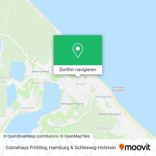 Gästehaus Fröhling Karte