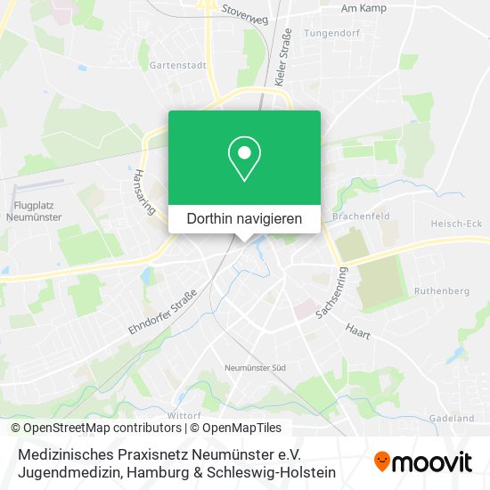 Medizinisches Praxisnetz Neumünster e.V. Jugendmedizin Karte