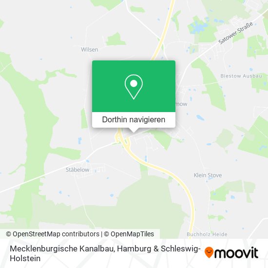 Mecklenburgische Kanalbau Karte