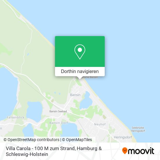 Villa Carola - 100 M zum Strand Karte