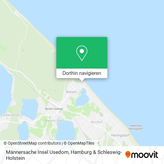 Männersache Insel Usedom Karte