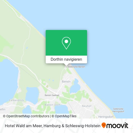 Hotel Wald am Meer Karte