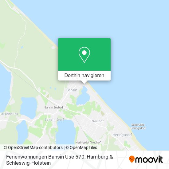 Ferienwohnungen Bansin Use 570 Karte