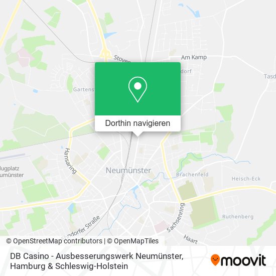 DB Casino - Ausbesserungswerk Neumünster Karte