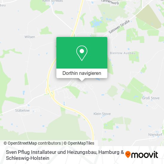 Sven Pflug Installateur und Heizungsbau Karte