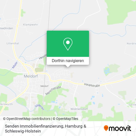 Senden Immobilienfinanzierung Karte