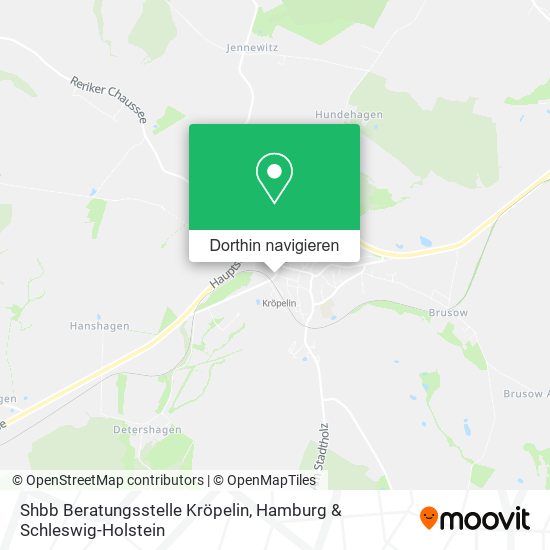 Shbb Beratungsstelle Kröpelin Karte