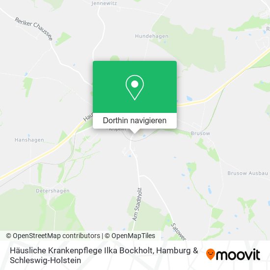 Häusliche Krankenpflege Ilka Bockholt Karte