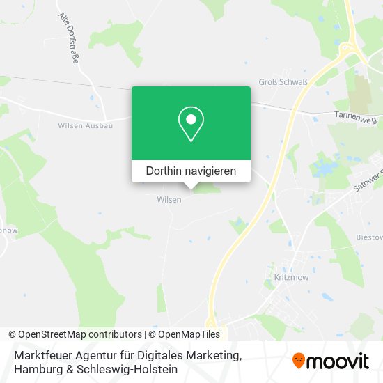 Marktfeuer Agentur für Digitales Marketing Karte
