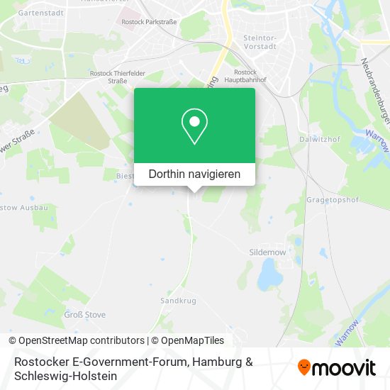Rostocker E-Government-Forum Karte