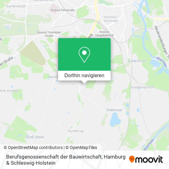 Berufsgenossenschaft der Bauwirtschaft Karte