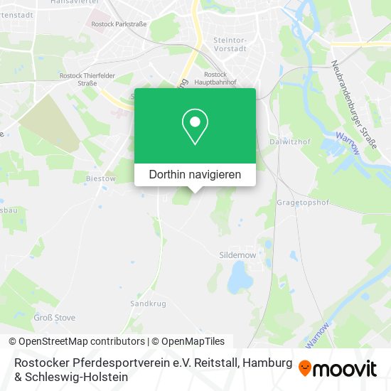 Rostocker Pferdesportverein e.V. Reitstall Karte