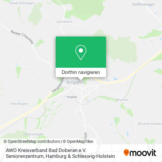 AWO Kreisverband Bad Doberan e.V. Seniorenzentrum Karte