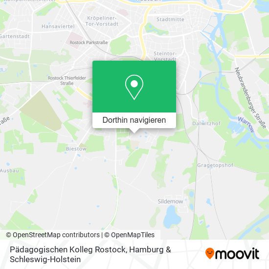 Pädagogischen Kolleg Rostock Karte