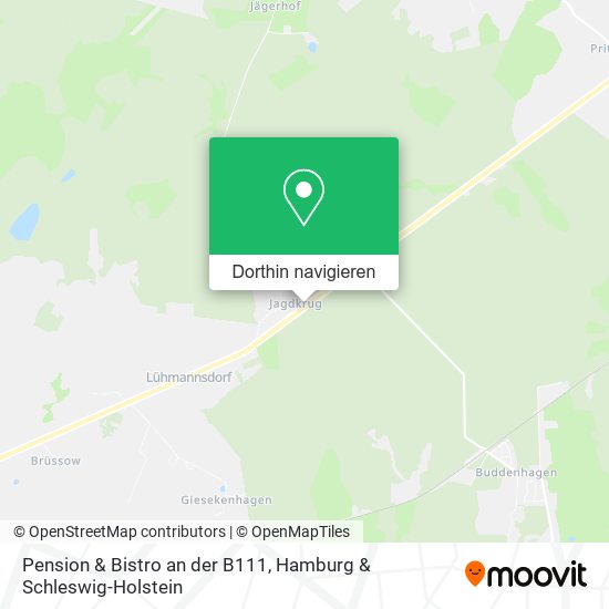 Pension & Bistro an der B111 Karte