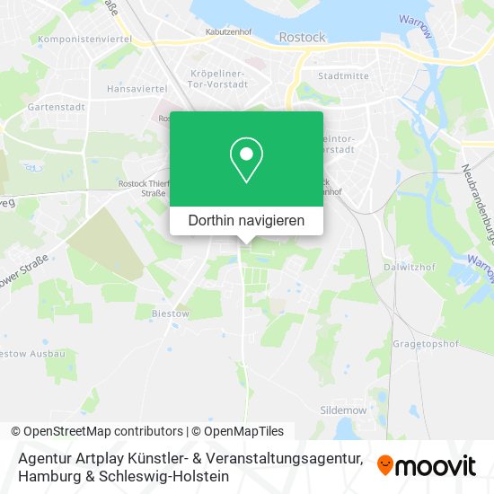 Agentur Artplay Künstler- & Veranstaltungsagentur Karte