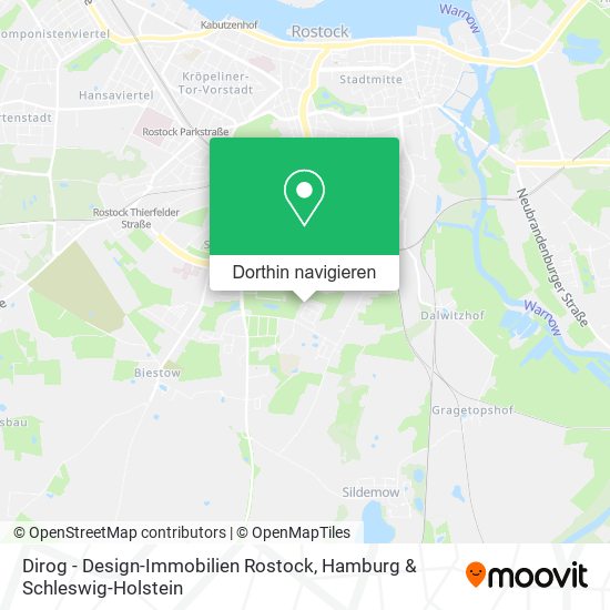 Dirog - Design-Immobilien Rostock Karte