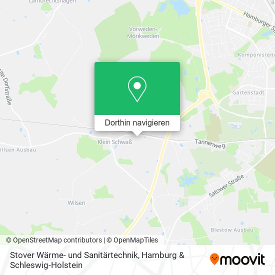 Stover Wärme- und Sanitärtechnik Karte