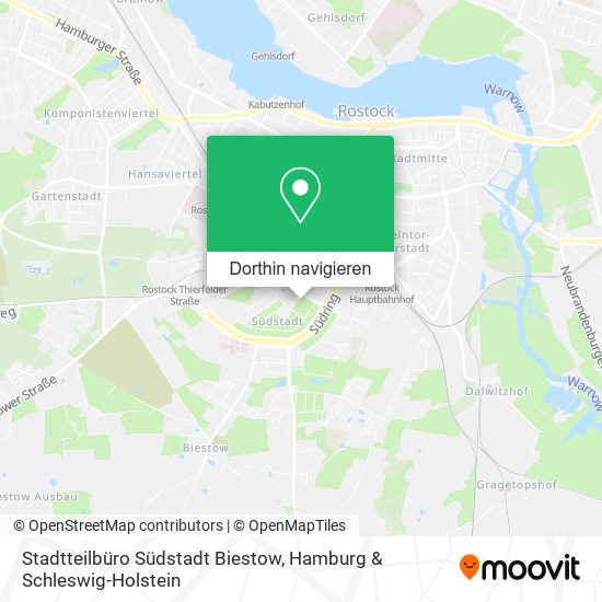 Stadtteilbüro Südstadt Biestow Karte