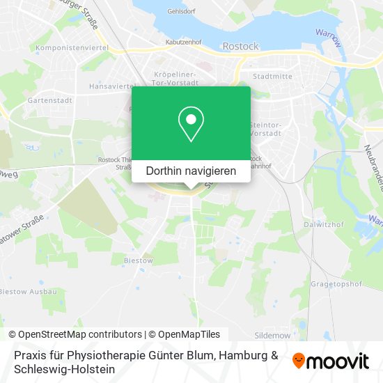 Praxis für Physiotherapie Günter Blum Karte