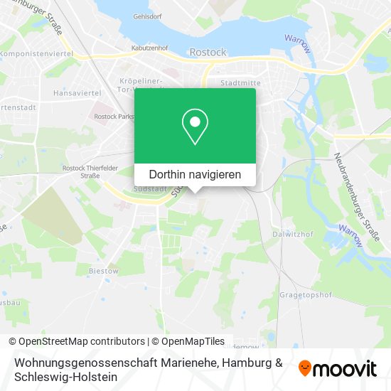Wohnungsgenossenschaft Marienehe Karte