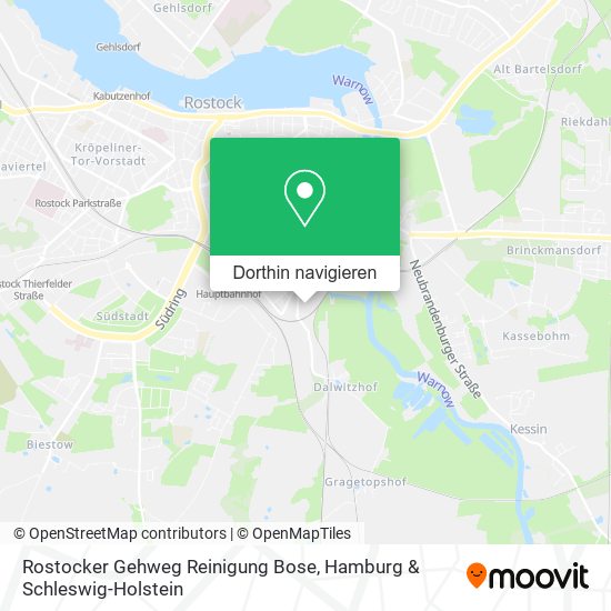Rostocker Gehweg Reinigung Bose Karte