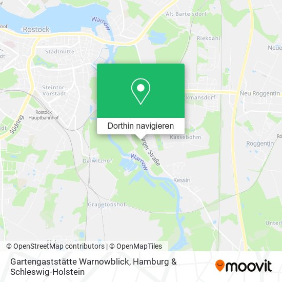 Gartengaststätte Warnowblick Karte