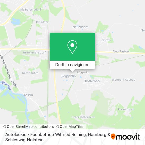 Autolackier- Fachbetrieb Wilfried Reining Karte
