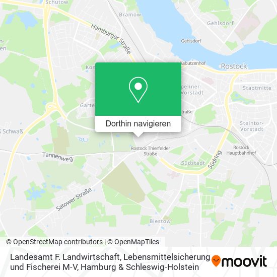 Landesamt F. Landwirtschaft, Lebensmittelsicherung und Fischerei M-V Karte