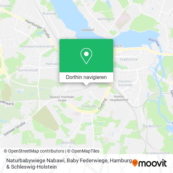Naturbabywiege Nabawi, Baby Federwiege Karte