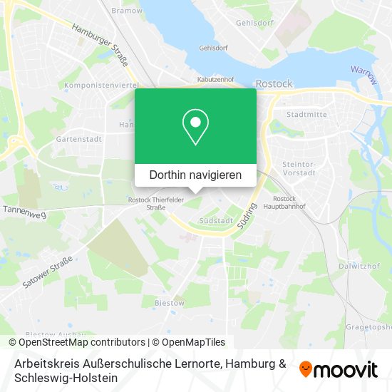 Arbeitskreis Außerschulische Lernorte Karte