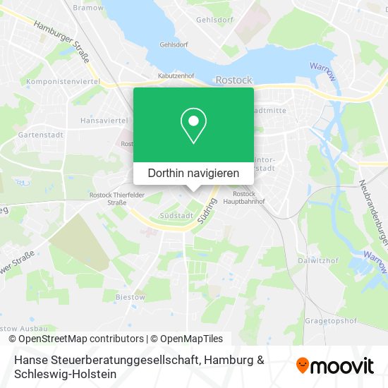 Hanse Steuerberatunggesellschaft Karte