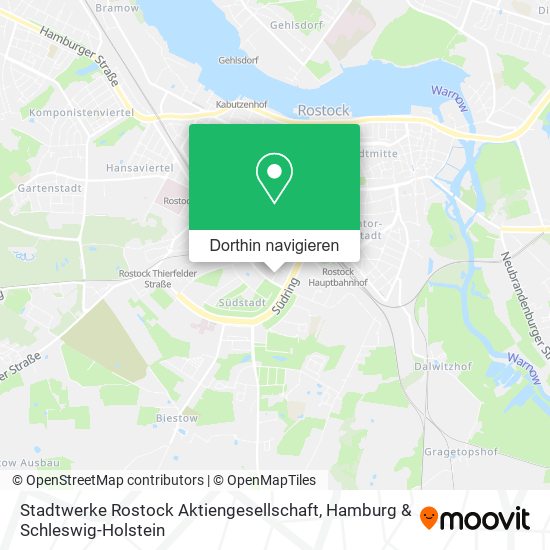 Stadtwerke Rostock Aktiengesellschaft Karte