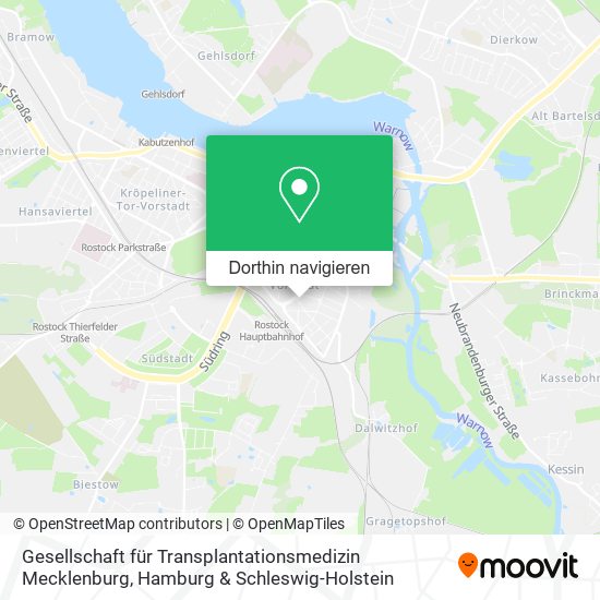 Gesellschaft für Transplantationsmedizin Mecklenburg Karte