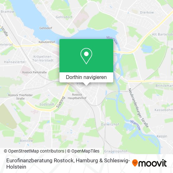 Eurofinanzberatung Rostock Karte