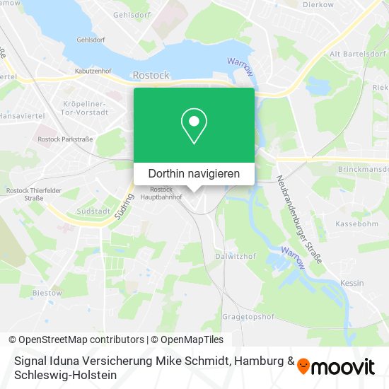 Signal Iduna Versicherung Mike Schmidt Karte
