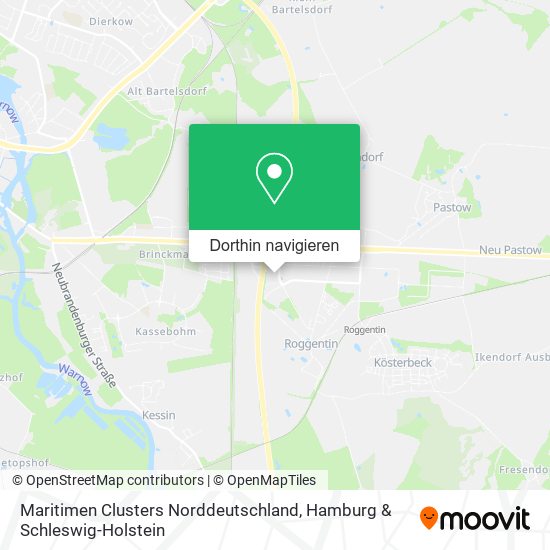 Maritimen Clusters Norddeutschland Karte