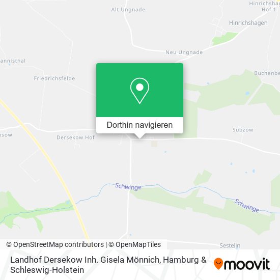 Landhof Dersekow Inh. Gisela Mönnich Karte
