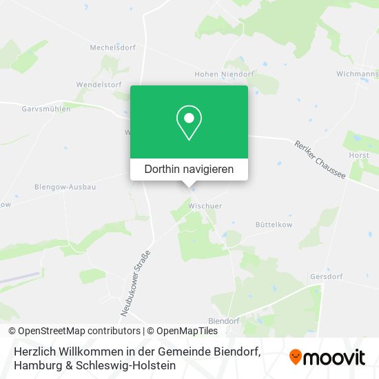 Herzlich Willkommen in der Gemeinde Biendorf Karte