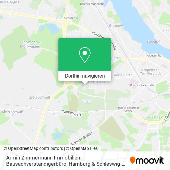 Armin Zimmermann Immobilien Bausachverständigerbüro Karte