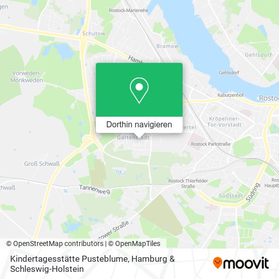 Kindertagesstätte Pusteblume Karte