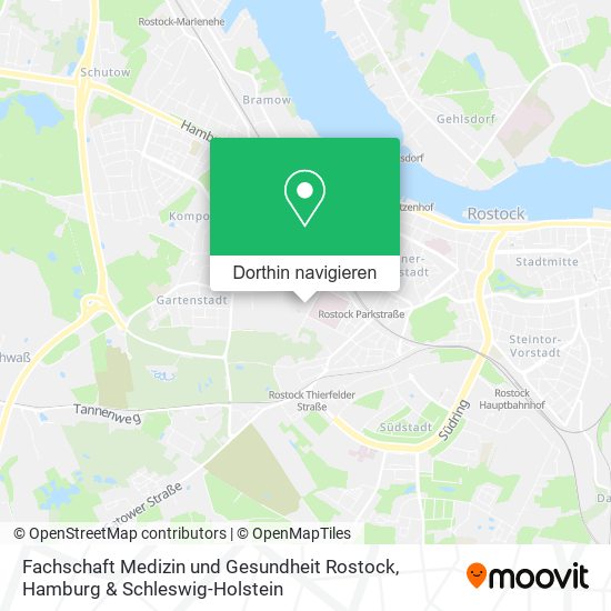 Fachschaft Medizin und Gesundheit Rostock Karte