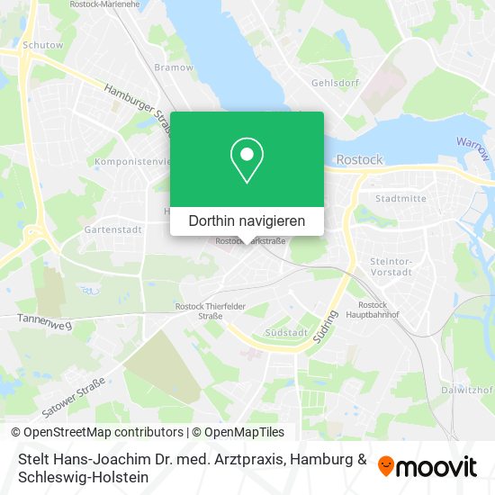 Stelt Hans-Joachim Dr. med. Arztpraxis Karte