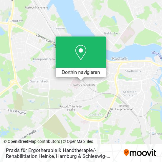 Praxis für Ergotherapie & Handtherapie / -Rehabilitiation Heinke Karte
