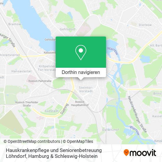 Hauskrankenpflege und Seniorenbetreuung Löhndorf Karte